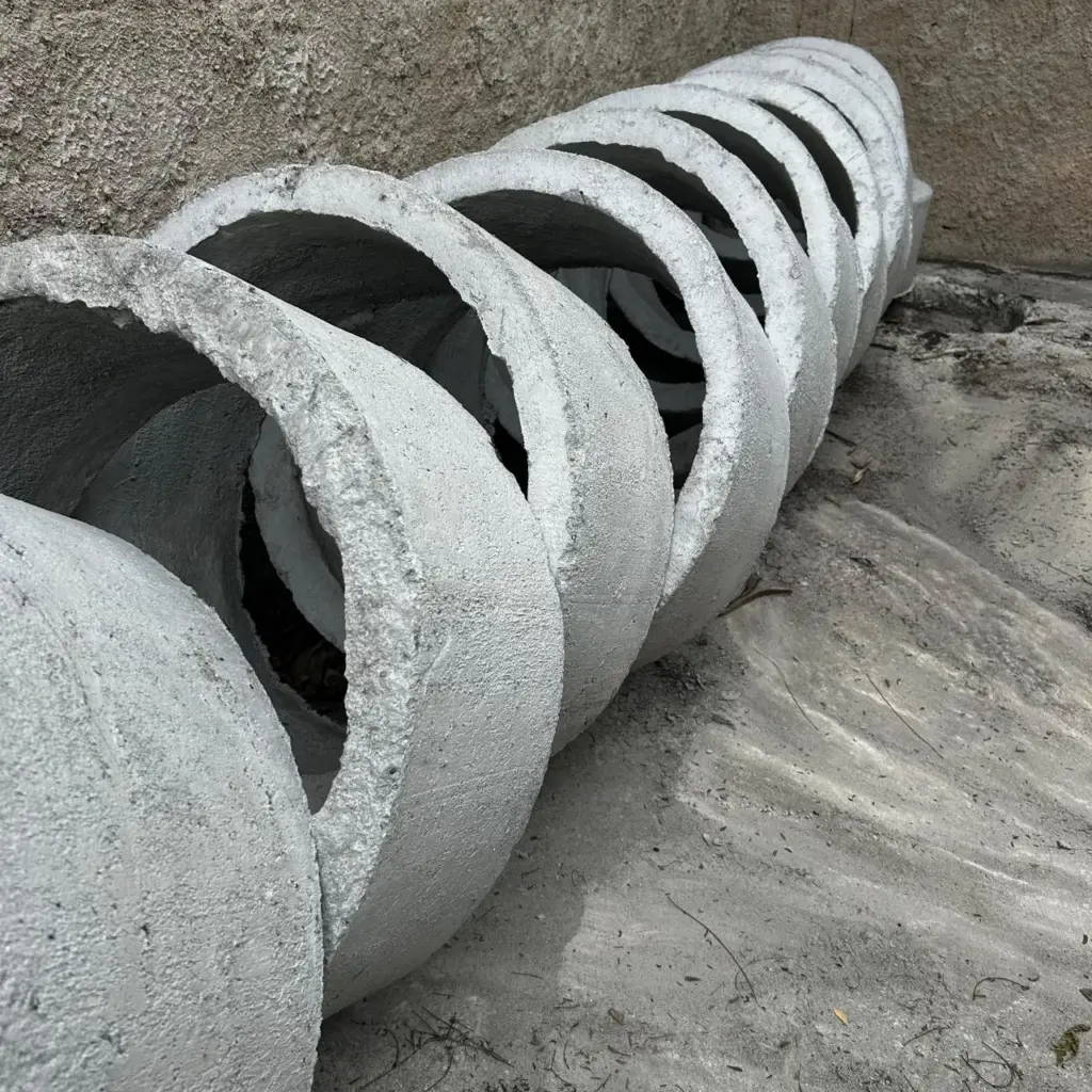 caixa de gordura de concreto grande